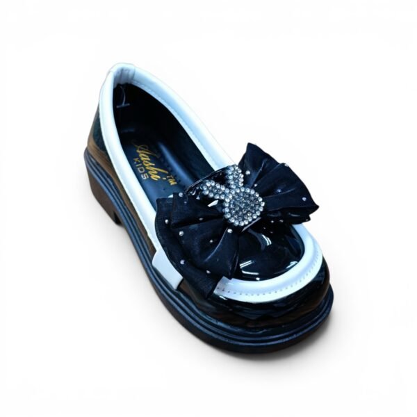 Kids Chunky Platform Loafers – Dark Blue