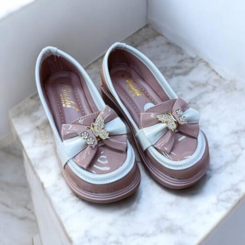 Kids Chunky Platform Loafers – Dark Pink