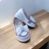Kids Chunky Platform Loafers – Pink