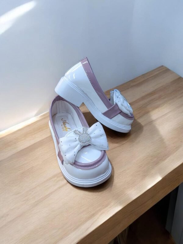 Kids Chunky Platform Loafers – Pink