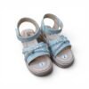 Aashi Kids Glitter Rhinestone Sandals - Blue