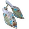 Women's Embellished Kitten-Heeled Sandals – Nude Blush