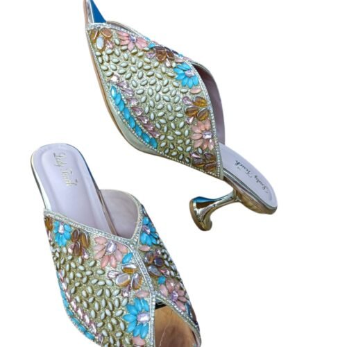 WhatsApp Image 2026-06-05 at 7.05.01 PM Women's Embellished Kitten-Heeled Sandals – Nude Blush