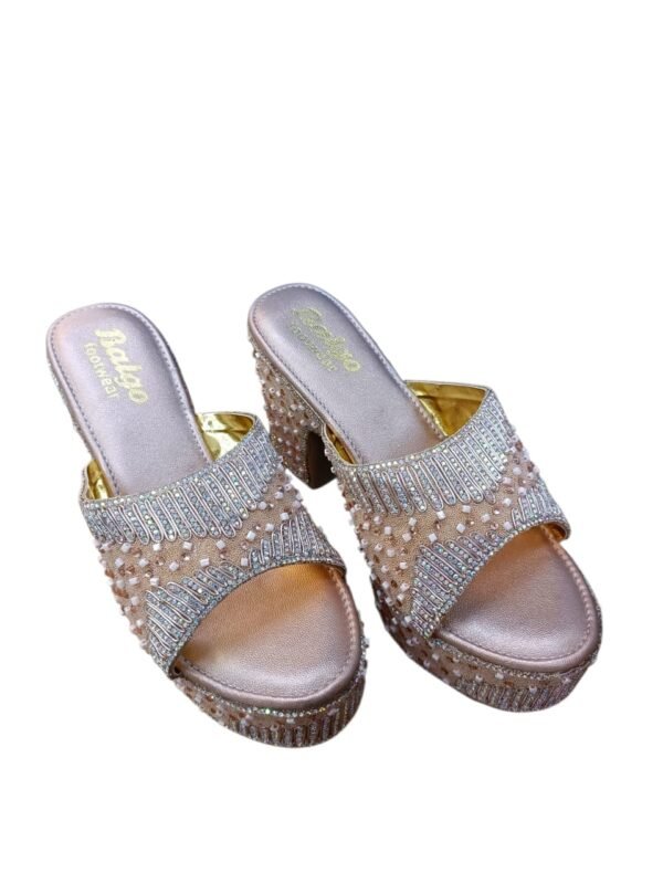 WhatsApp Image 2026-06-07 at 12.55.10 PM (1) Pearl & Rhinestone Embellished Platform Mule Heels – Rose Gold Pink | 4 Inch Block Heel
