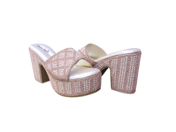WhatsApp Image 2026-06-07 at 9.40.38 PM (2) Rose Gold Pearl & Rhinestone Platform Mule Heels for Women – 4 Inch Block Heel Sandals