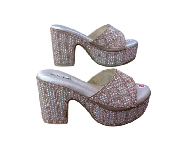 WhatsApp Image 2026-06-07 at 9.40.38 PM Rose Gold Pearl & Rhinestone Platform Mule Heels for Women – 4 Inch Block Heel Sandals