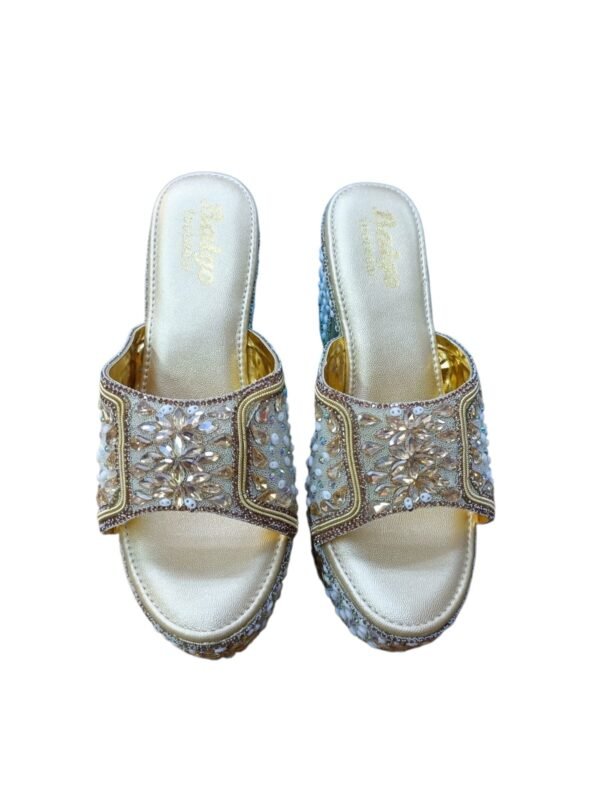 WhatsApp Image 2026-06-08 at 7.26.57 PM AZ Footwear Cream Rhinestone Embellished Block Heels for Women – 4 Inch Elegant Sandals