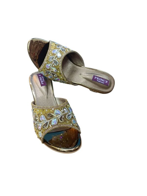 WhatsApp Image 2026-06-10 at 6.55.28 PM (1) Antique Copper Handcrafted Partywear Sandals with Stone Embellishments – 2 Inch Block Heel