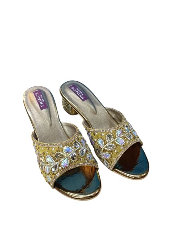 WhatsApp Image 2026-06-10 at 6.55.28 PM (2) Antique Copper Handcrafted Partywear Sandals with Stone Embellishments – 2 Inch Block Heel